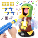 Rotaļlietas Kiddyz D12 Attractive Duck Shooting Game with Gun [and]amp, 12 Balls 4751048111345 KYD-D12 (4751048111345)