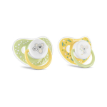 Lutikomplekt beebile Comfort 6k+ kaanega, kollane/roheline (2 tk.)