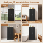 K&ouml;&ouml;gikapp LED-valga, MDF, 120x60x40 cm, 2 ust