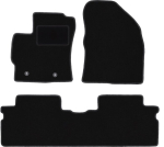Mustad veluurmatid Toyota Verso FL mahtuniversaalile (2013-2019)