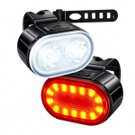 Jalgratta esitulede komplekt LED, USB, 1 tk