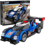 CaDA ehitusplokid Sinine Supersonic Star City auto 164 tk, uniwersalny