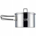 Matkapott kaanega Esbit Round Camping Pot stainless - 1600 ml