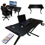 Arvutilaud Gaming RGB KX2639 (120x60 cm, Must)