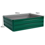 T&otilde;stetud aiapeenar, 100x80x30 cm, roheline