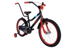 Davi Zippy lastejalgratas 20", 115&ndash;130 cm, 1 k&auml;ik, must