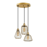 Opviq ripplamp Berk - 16401 - 2, kuldne