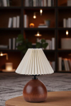 Asir laualamp 8898-1, pruun/valge