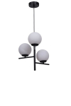 Opviq ripplamp 9009-4, must/valge