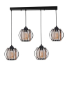 Opviq rippvalgusti 9042-6, must