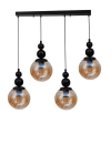 Opviq rippvalgusti 9053-6, must/pruun