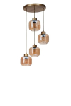 Opviq rippvalgusti 9060-4, pruun/kuldne
