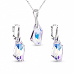 H&otilde;bedane ehtekomplekt naistele &bdquo;Hyperborea (Aurora Borealis)&ldquo; Swarovski&reg; kristallidega