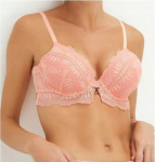 Naiste rinnahoidja Bodyflirt, roosa, pitsiga, 95B
