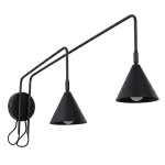 Sollux Lighting seinalamp Nox 2, must