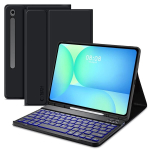 Klaviatuuri kate koos hoidjaga ja pliiatsiga Samsung Galaxy Tab S10 FE+ 13.1, must,