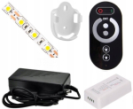 Led riba 2m 120 Led 5050 k&uuml;lm valge puldi ja toiteplokiga