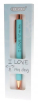 Cresco automaatpliiats "i Love My Dog", roosakuldsed detailid
