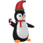 2,5 m t&auml;ispuhutav j&otilde;ulupinguin j&otilde;uluehe, 3 LED-tulega, 162 x 100 x 250 cm, mitmev&auml;rviline