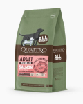 Quattro teraviljavaba k&otilde;igi t&otilde;ugude t&auml;iskasvanud koerte toit l&otilde;he ja krilliga, 3 kg