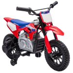 Laste elektriline mootorratas HONDA CRF 450R, 12 V, 35 W, punane