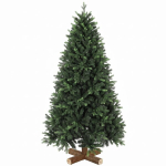 Kunstkuusk, 180 cm, 2419 oksatippu, l&auml;bim&otilde;&otilde;t 105 cm, puidust alusega, roheline