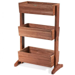 Lilleriiul 3-korruseline 71x38x106 cm pruun