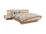 Voodi Liforia 180, 180x200 cm, pruun/hall