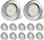 Cloksh s&uuml;vistatavad LED valgustid, 6W, 4000K, 12 tk