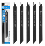 Geko m&otilde;&otilde;ksaag G33136 225 mm 14 TPI, BI-METAL, 1/2" standardvarras, 5 tk