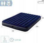 T&auml;ispuhutav madrats Intex 203x152x25 cm koos pumba ja patjadega