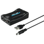 AV/scart konverter til HDMI - Hama - Full-HD 1080p - Kompatibel med NTSC - USB tilbeh&oslash;r inkluderet