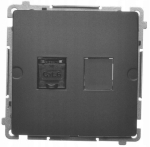 Arvuti pesa Rj45 Cat.6, must matt