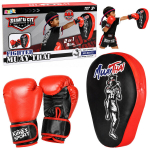 Poksikomplekt: kindad ja treeningpadi 2-in-1 MUAY THAI