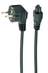 Gembird Toitekaabel PC-186-ML12-0.5M 0.5 m, VDE heaks kiidetud, Schuko sisend, C5 v&auml;ljund, must