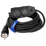 Kummist pikendusjuhe Hilark H05rr-f 3x2,5 40m harupistik