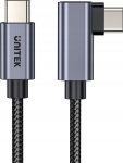 Unitek kaabel USB-C -> USB-C 90&deg; PD100W 5m, h&otilde;bedane
