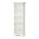 Raamaturiiul Mebelbos Irys, 70,3x43x197,6 cm, valge