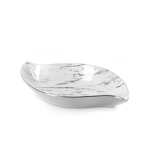 Keraamiline dekoratiivvaagen 31 &times; 17 &times; 5 cm valge-h&otilde;bedane &ndash; SANA, 31 x 17 x 5 cm