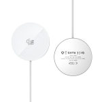 MagSafe juhtmevaba laadija Tech‑Protect A50, 25W (Qi2.2), valge
