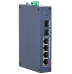 Dahua v&otilde;rgu l&uuml;liti CHS4206-4ET-90, 6 porti, 4 PoE, 100M, 90W PoE eelarve, lauamudel, L2