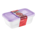 Toidun&otilde;ude komplekt ristk&uuml;likukujuline 2x3,3L Fredo "Fresh" l&auml;bipaistev/helelilla