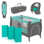 Reisivoodi Lionelo Sven Plus Turquoise/Grey