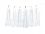 Vanik Tassel White 30 cm x 1,5 m