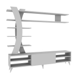 Sektsioon Kalune Design Duru, valge