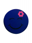 6 tumba komplekt Wood Garden Smiley Seat Flower Premium, sinine