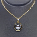 Naiste kaelakee DiamondSky "Fantasy (Silver Night)" Swarovski kristallidega