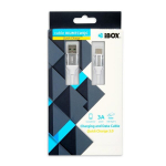 Ibox Usb 2,0 A kuni C kaabel, 1,5 m, valge