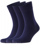 &Uuml;lipehmed bambussokid meestele Friends, tumesinine, 3-pakk, 39-42