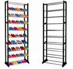 Jalatsiriiul 30 paari, must/h&otilde;bedane